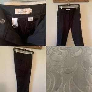 Bugatchi Women's Cropped Capri Embossed Pant $20